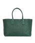 Intrecciato Medium Cabat Tote, &pound;2,300, Handbags, Green, Leather, Front view